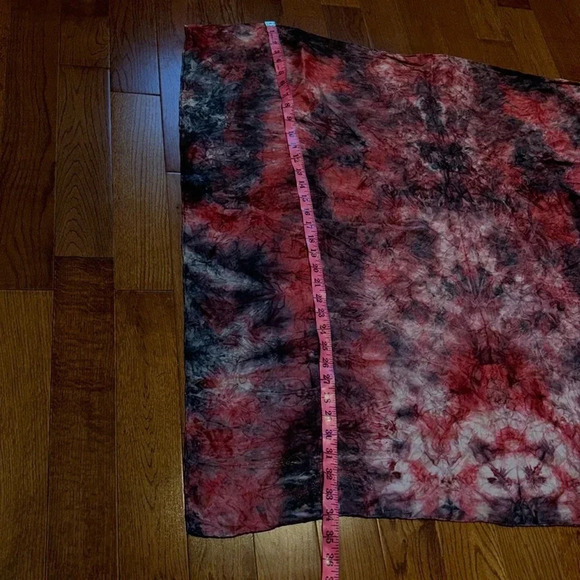 Vintage Style  Silky Tie dye Pastel Scarf - Picture 6 of 10